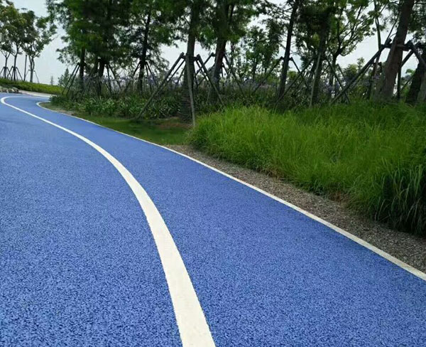 彩色瀝青道路施工